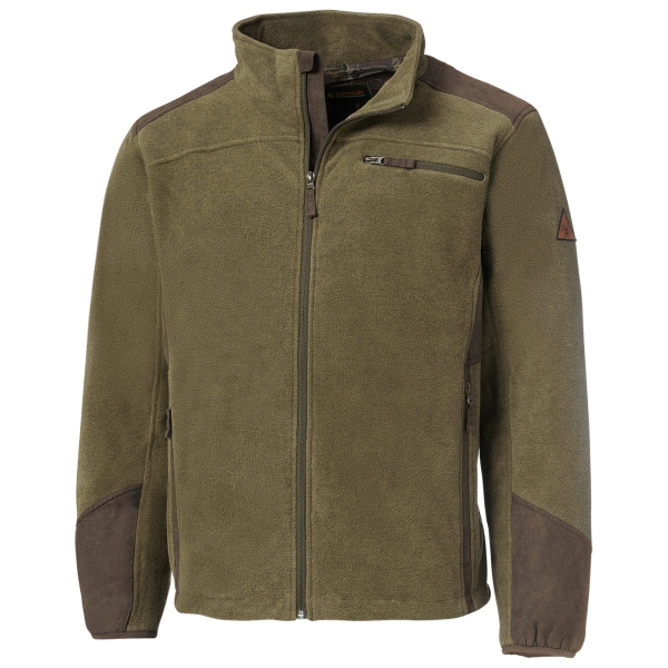 Fleecejacke Malte khaki/schlamm