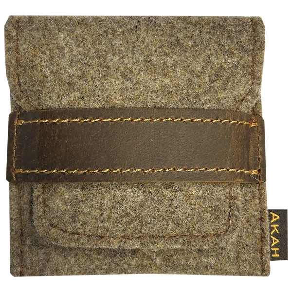 Filz-Patronenetui braun