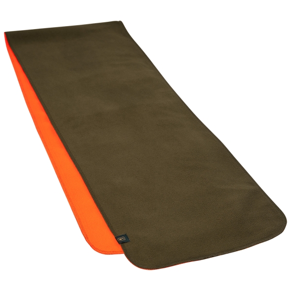 Fleece Schal oliv/orange