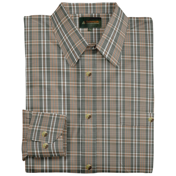 Karohemd oliv/braun