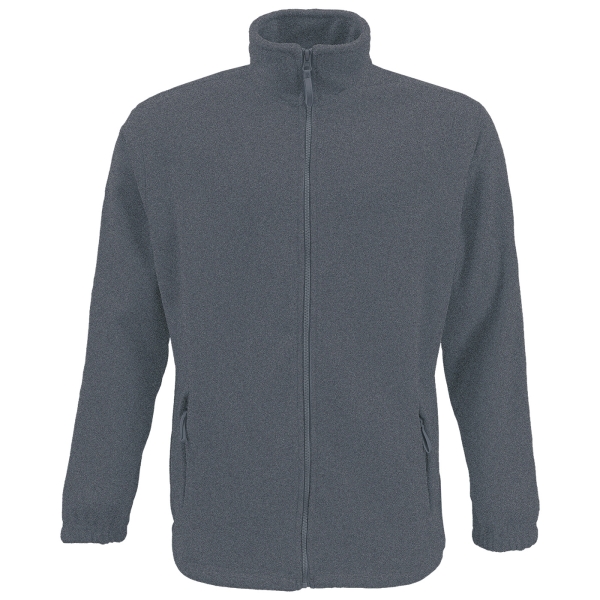 Fleecejacke North grau meliert