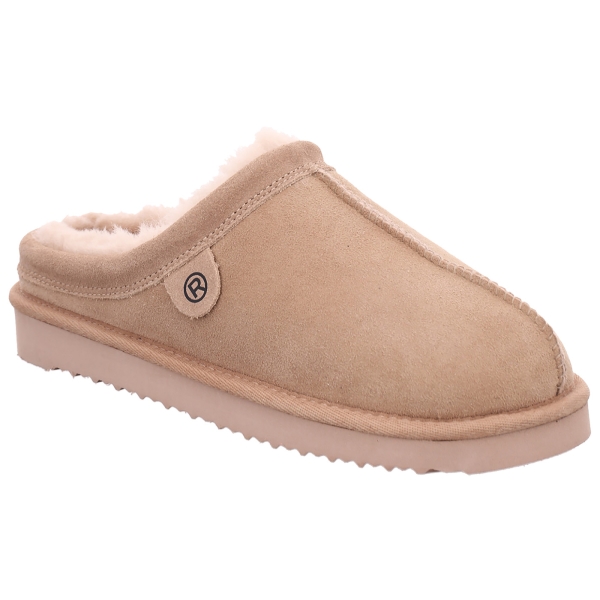 Damen Lammfell Clog Soazza beige