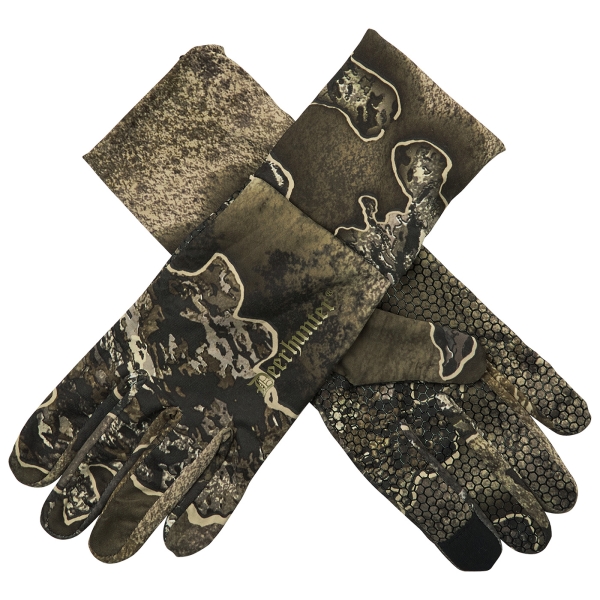 Handschuhe Excape mit Silikongriff oliv camo