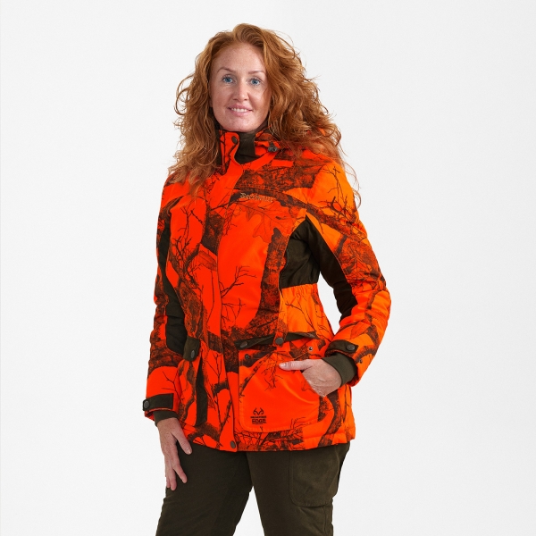 Damen Winterjacke Eagle REALTREE EDGE orange/braun