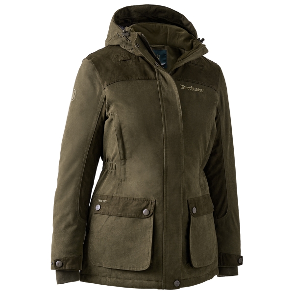 Damen Winterjacke Lady Eagle oliv/braun